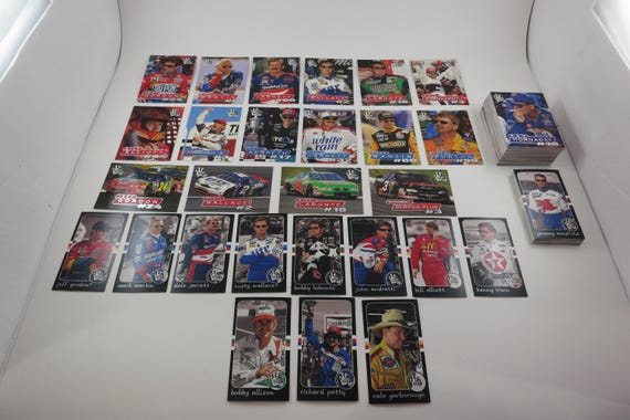 1999 Press Pass NASCAR Card Set: Petty & Kenseth Rookies, Earnhardt, Gordon