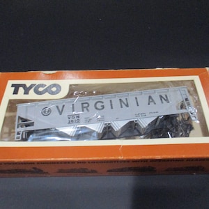 Tyco Trains HO Scale Virginian Hopper Car In Original Box