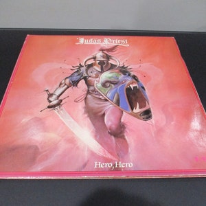 Vintage 1981 Judas Priest Hero Hero Vinyl LP - Gull Records Release