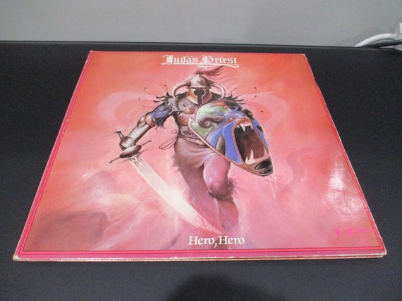Vintage 1981 Vinyl LP Record Judas Priest Hero Hero Two Record Set Original Gull Records Release Excellent Condition Rare 63359
