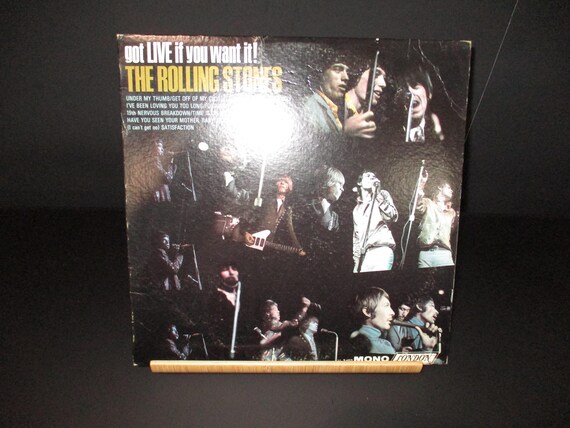 Vintage 1966 LP Vinyl Record Got Live If You Want It The Rolling Stones Excellent Condition MONO Dark Red Label 67092