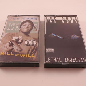 1990&#39;s Ice Cube Cassette Tapes Bootlegs & B-Sides The Predator Steady Mobbin Sold Individually