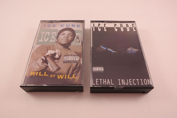 Vintage 1990's Ice Cube Cassette Tapes Bootlegs & B-Sides The Predator Steady Mobbin Sold Individually
