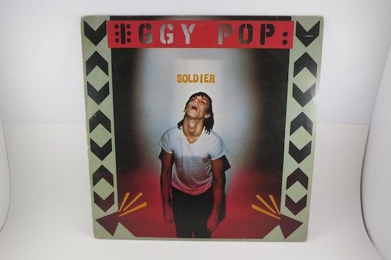 Vintage 1980 Vinyl LP Record Soldier Iggy Pop Excellent Condition 71523