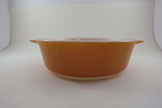 Vintage Pyrex 471 Orange Small Casserole Dish
