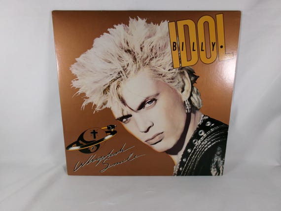 1986 Vinyl LP Record Billy Idol Whiplash Smile EX