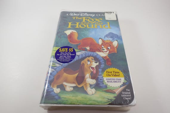 1994 VHS Tape The Fox and The Hound Disney Black Diamond Edition MINT Condition Still Factory Sealed