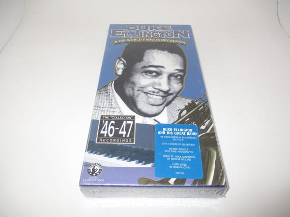 Vintage 1992 Three CD Box Set Duke Ellington And His World Famous Orchestra The Collection 1946-1947 MINT Condition Still Factory Sealed