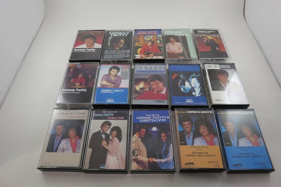 Vintage Conway Twitty Cassette Tape: Greatest Hits, Sold Individually
