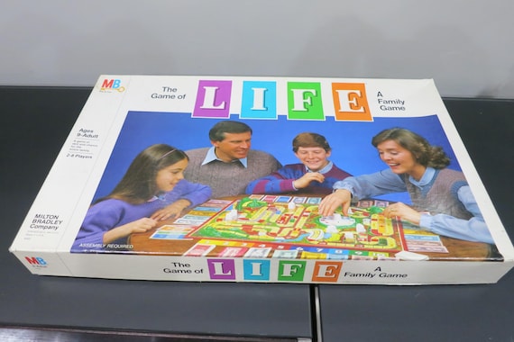 Vintage 1985 Milton Bradley Board Game No 4000 The Game of Life