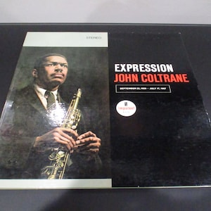 Vintage 1967 John Coltrane &#39;Expression&#39; Vinyl LP - Classic Jazz