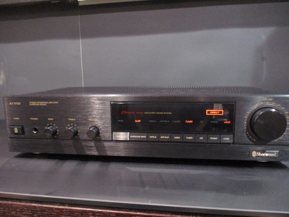 Vintage Sherwood AI-1110 Stereo Integrated Amplifier Works Perfect Free Shipping