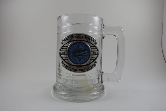 2006 Florida Gators NCAA Football National Champions D Handle Mug with Pewter Emblem