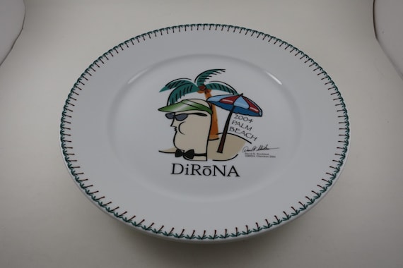 Vintage 2004 Di Rona DiRona Collectors Plate Palm Beach FL 12 Inch