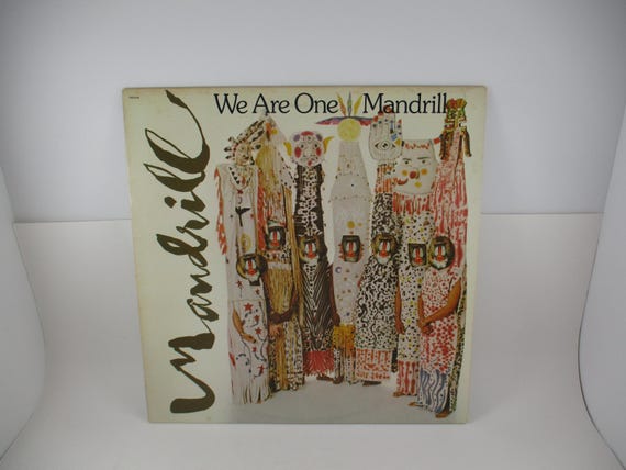 Vintage 1977 Vinyl LP Record We Are One Mandrill White Label Promo Pressing Excellent Condition 70142