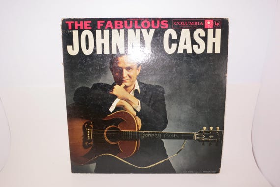 Vintage 1961 Vinyl LP Record The Fabulous Johnny Cash Columbia Six Eye Label Very Good Condition 71273