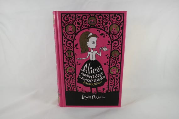 Hard Cover Faux Leather Book Alice's Adventures In Wonderland Lewis Carroll
