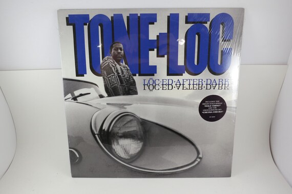 Vintage 1989 Vinyl LP Hip Hop Record Loc'ed After Dark Tone Loc MINT Condition Still Factory Sealed with Hype Sticker Funky Cold Medina