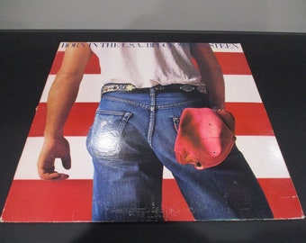 Vintage 1984 Vinyl LP Record Bruce Springsteen Born In the USA Very Good Condition 65043