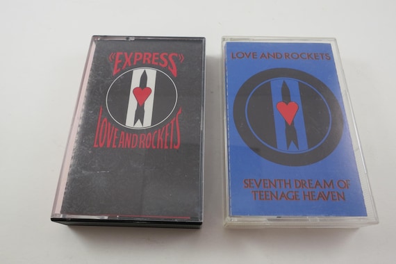 Vintage Love and Rockets Cassette Tapes Express Seventh Dream of Teenage Heaven Sold Individually