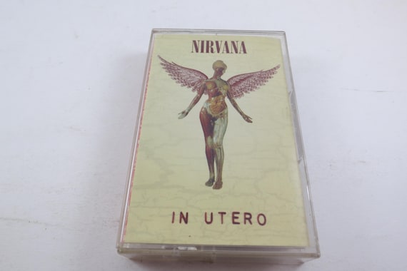 Vintage Nirvana In Utero Cassette Tape, 1993 Original Pressing