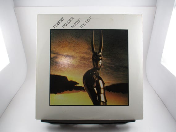 Vintage 1982 Vinyl LP Record Robert Palmer Maybe It's Live Excellent Condition 63110