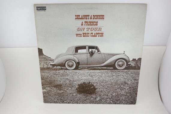 Vintage 1970 Delaney & Bonnie On Tour Vinyl LP Record with Eric Clapton