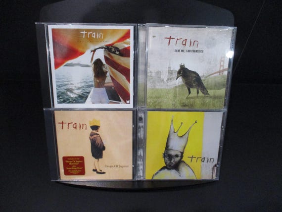 Vintage 80's/90's Train CD's Drops of Jupiter Save Me San Francisco A Girl A Bottle A Boat Self Titled Sold Individually