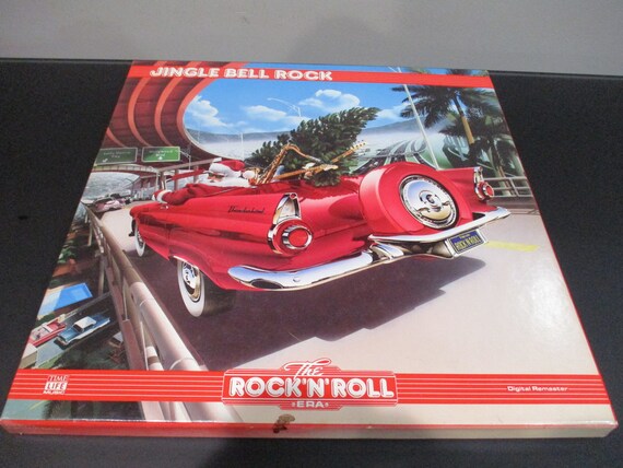 Vintage 1987 Time Life Records Jingle Bell Rock 2 Record Box Set Near Mint Condition with Insert 66774
