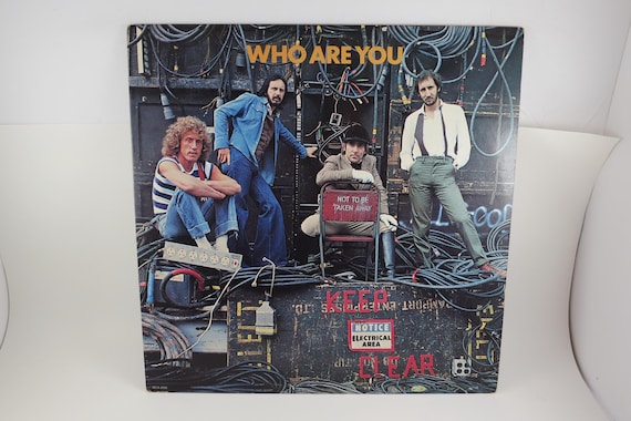 Vintage 1978 Vinyl LP Record The Who Who Are You