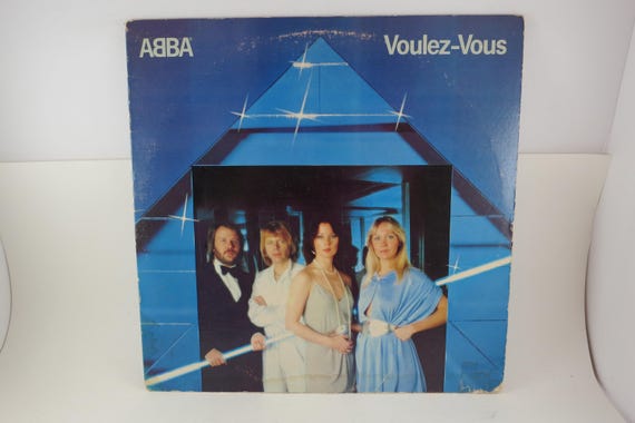 Vintage 1979 Vinyl LP Record Abba Voulez-Vous Very Good Condition
