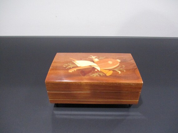 Vintage IDI Swiss Musical Trinket Box Reuge Impossible Dream Excellent Working Condition