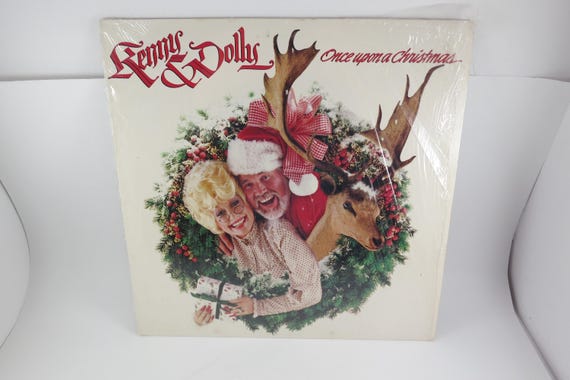 1984 Vinyl LP Record Once Upon A Christmas Kenny Rogers & Dolly Parton EX+ In Shrink
