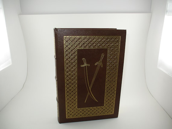 Vintage 1976 Hardcover Book The Talisman Sir Walter Scott Leather Bound Collectors Edition Gilted Edges Like New Condition 100 Greatest Book