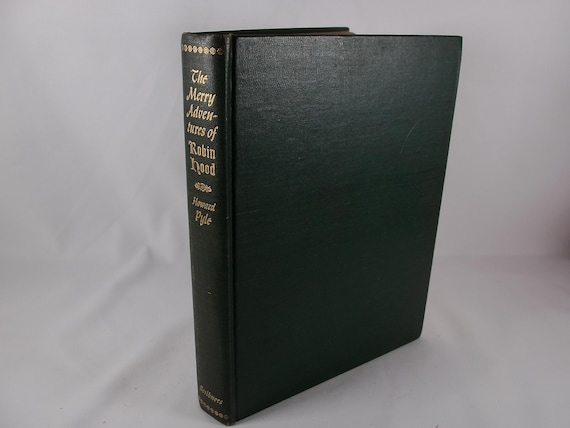 1946 Hardcover Book The Merry Adventures of Robin Hood Howard Pyle
