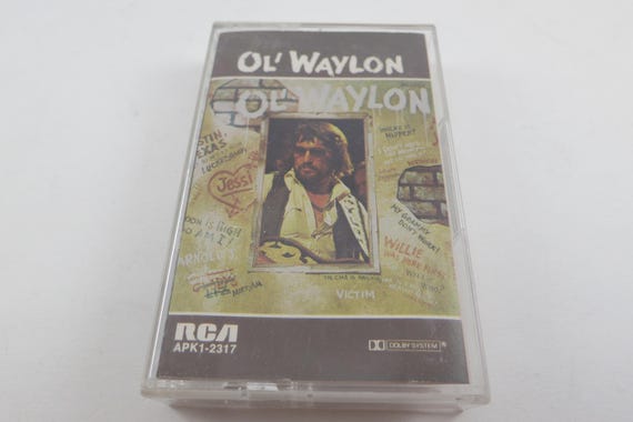 Vintage 1977 Country Cassette Tape Ol' Waylon: Waylon Jennings Original Pressing