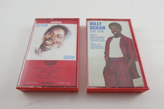 Vintage 1980's Billy Ocean Cassette Tapes Love Zone Greatest Hits Tear Down These Walls Colour of Love Sold Individually