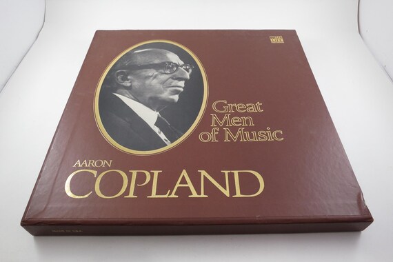 Vintage 1979 Aaron Copland Vinyl LP Box Set: Men of Music