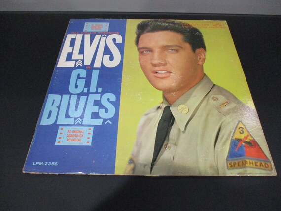 Vintage 1960 Vinyl LP Record GI Blues Original Soundtrack Elvis Presley First Pressing Mono Excellent Condition 61092