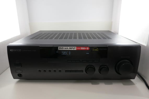 Vintage Kenwood VR-306 Audio Video Surround Stereo Receiver 6 Channel 500 Watts 5 Channel Amplifier Original Remote Works Great