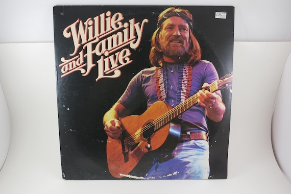 Vintage 1978 Vinyl LP Record Willie and Family Live Willie Nelson EX