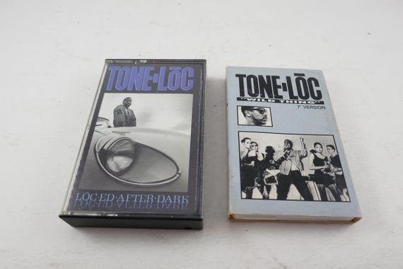 Vintage 1990's Tone-Loc Cassette Tapes Loc-Ed After Dark Wild Thing Sold Individually
