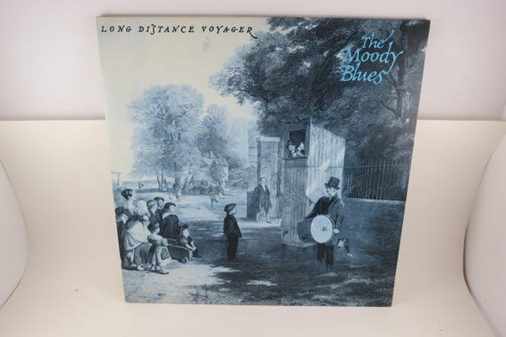 Vintage 1981 Vinyl LP: The Moody Blues - Long Distance Voyager