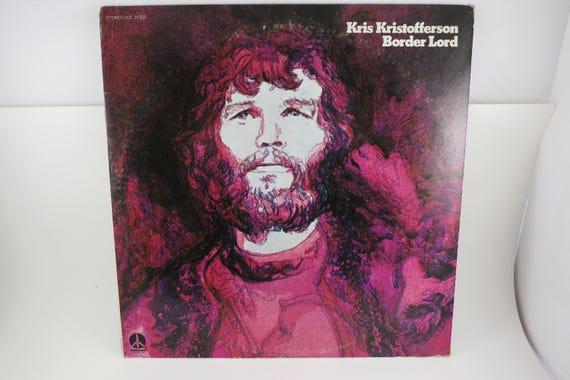 Vintage 1972 Vinyl LP Record Border Lord Kris Kristofferson EX