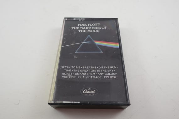 Vintage 1988 Cassette Tape Dark Side of the Moon Pink Floyd