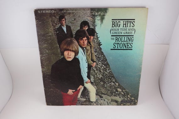 Vintage 1966 Rolling Stones Vinyl LP: Big Hits, High Tide and Green Grass