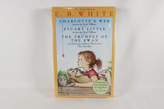 E.B. White Treasury Boxed Set of 3: Charlotte's Web, Stuart Little, Trumpet Swan Sealed