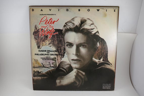 Vintage 1978 Vinyl LP David Bowie Eugene Ormandy & The Philadelphia Orchestra Perform Britten Peter And The Wolf Young Persons Guide