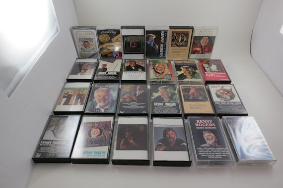 Vintage Kenny Rogers Cassette Tapes: Sold Individually