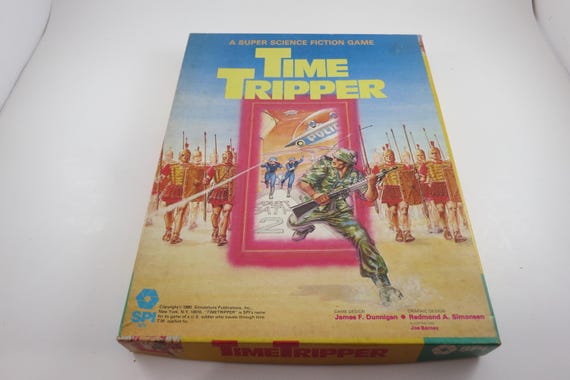 Vintage 1980 Board Game Time Tripper SPI Games Complete Ready to Play